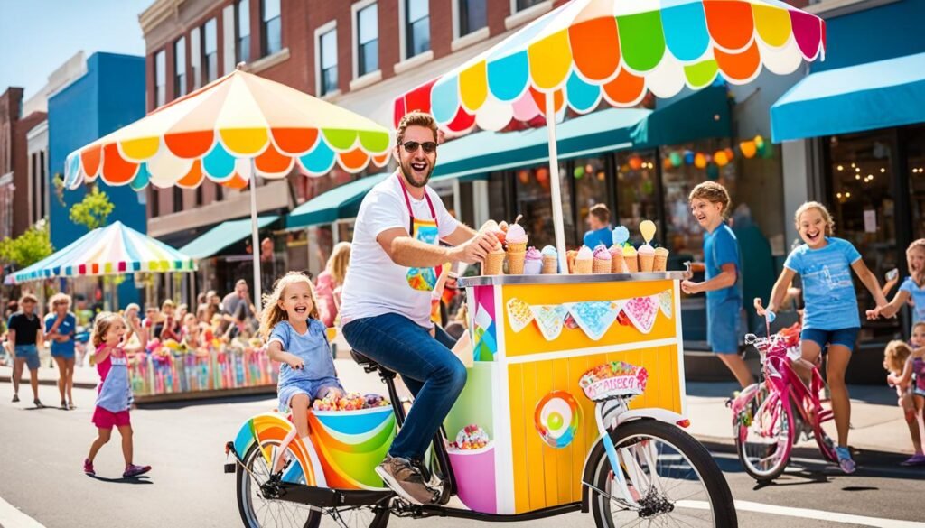 bike ice cream vendor