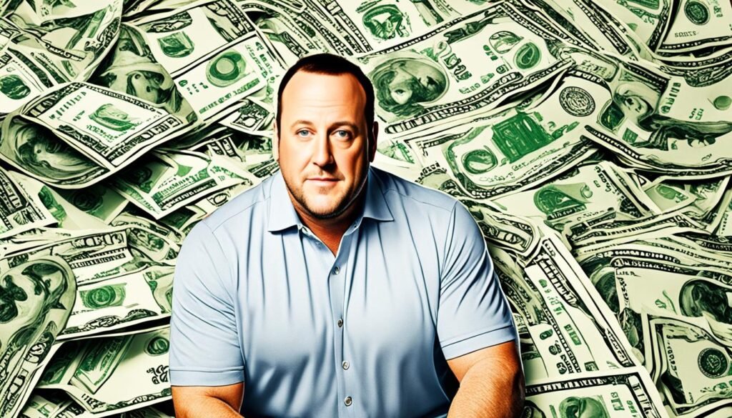 kevin james financial status