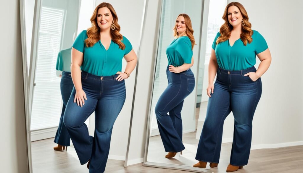 plus size wide leg pants length